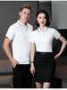 Custom Silk Cotton Short-Sleeve Polo Team Shirt with Logo Printing