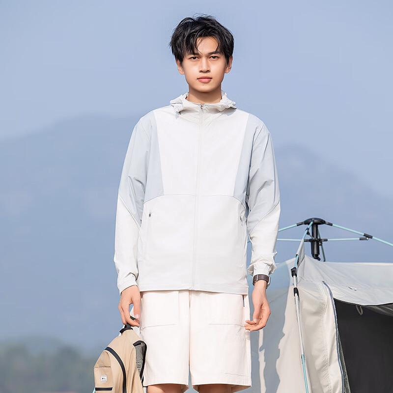 

WEZHO Unisex Color-block Ice Silk Sun Protection Outdoor Jacket