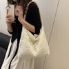 New Summer Gentle Fairy Pastoral Style Water-soluble Lace Shoulder Bag Casual Large-capacity Commuter Tote Bag