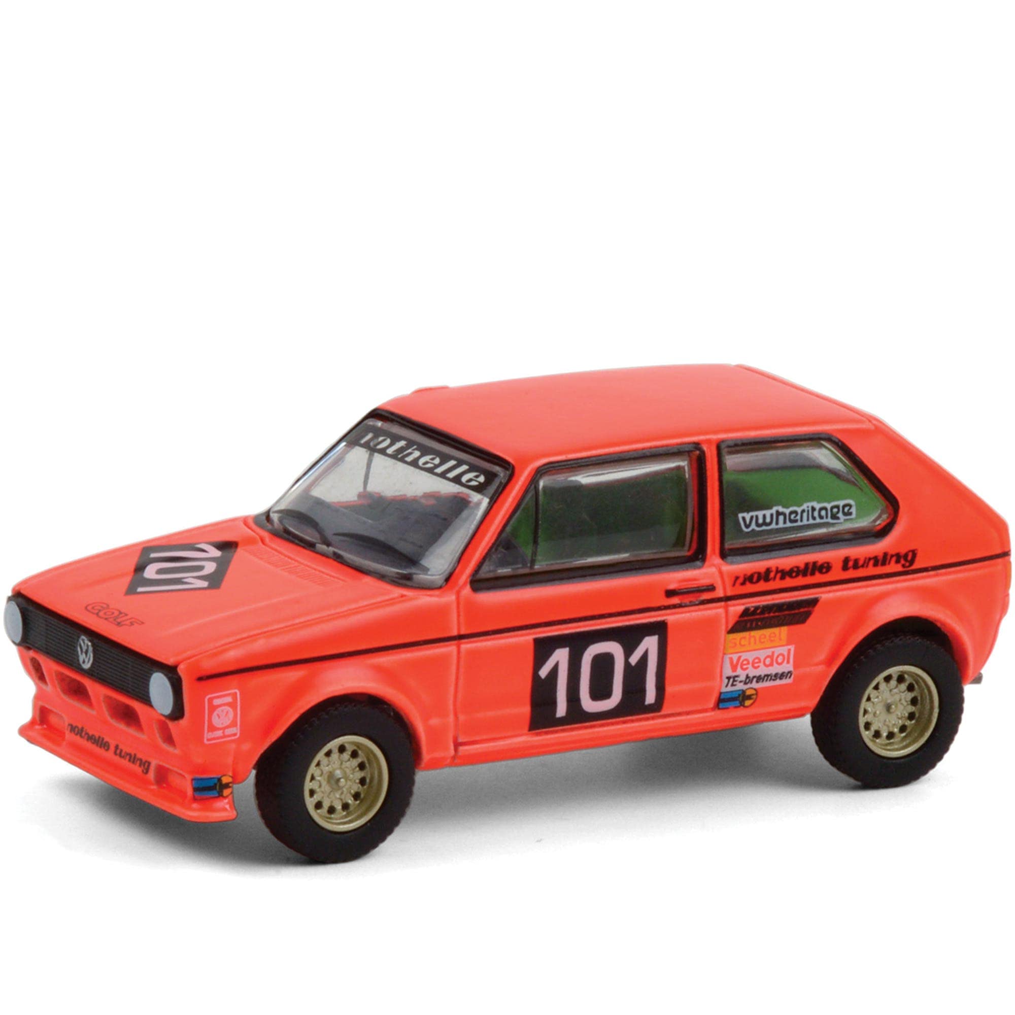 

Greenlight 36020-C Серия Club B-Dub 12-1975 Golf Mk1 Группа 2 #101-1975 Победитель Гран-при Германии на трассе Хоккенхаймринг Масштаб 1/64
