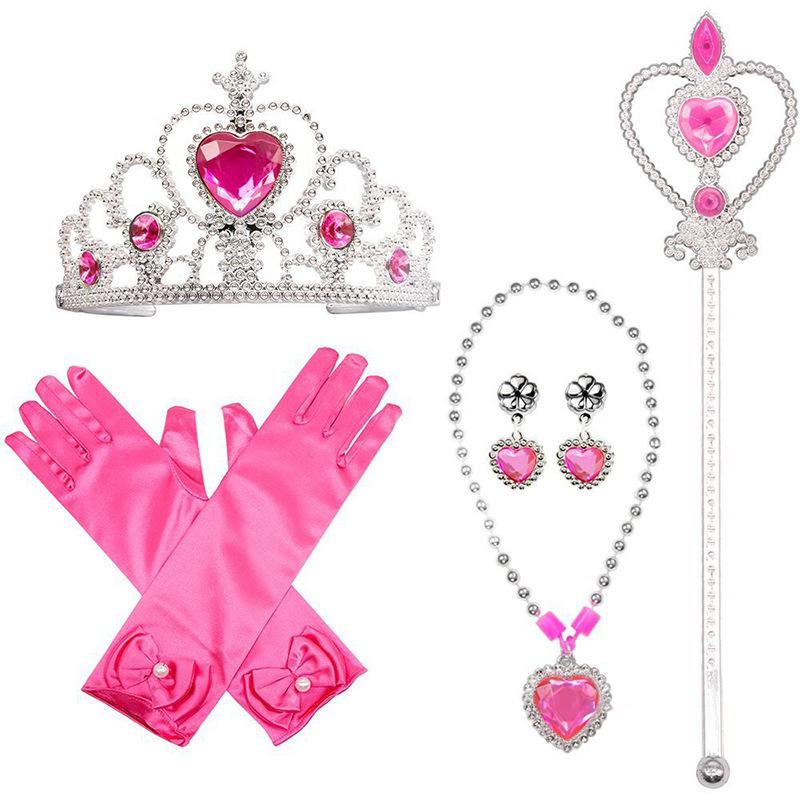 New Girls Suspender Plaid Waist Dress Skirt Cosplay Live Barbie Movie Same Princess Dress 100cm