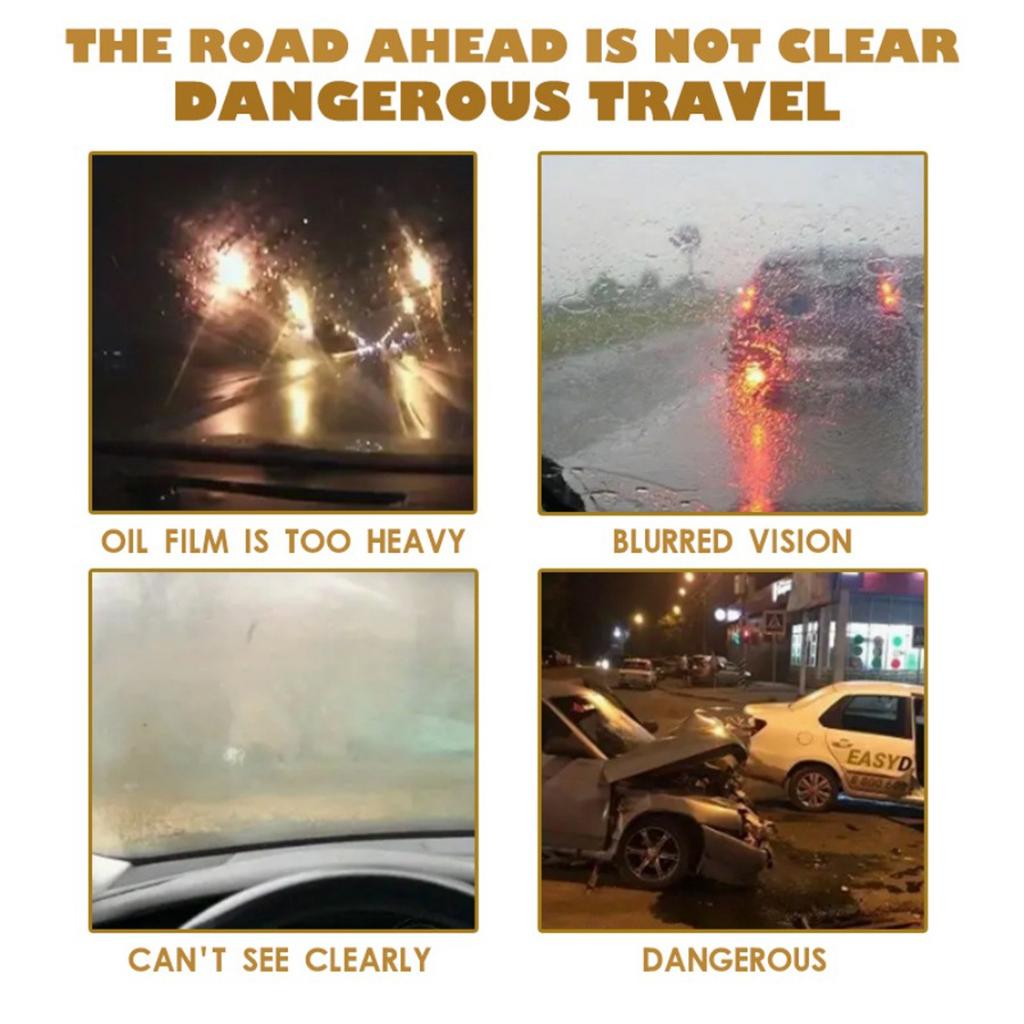 Car Oil Film Paste Windshield Removal Paste Descaling Glass Strong Cleaning Milk 150g