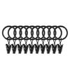 10-30Pcs Curtain Rings Clips for Curtain Hanging Photos Hats Rustproof Vintage Decoration Wire Holder Home DIY Storage Clips