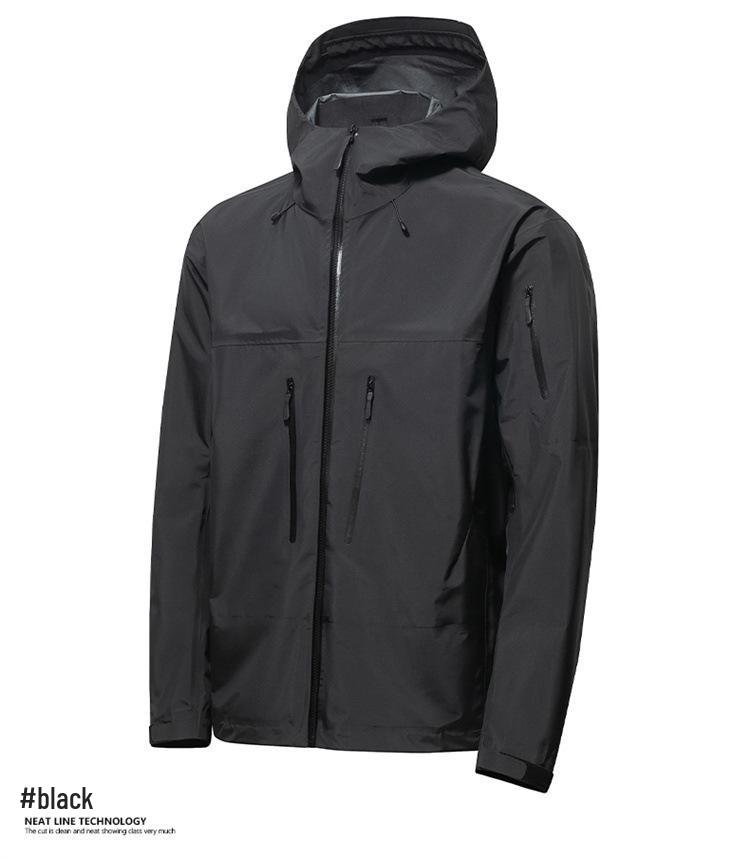 Chunqiu Bird Unisex Windproof Waterproof Loose Jacket - Heat-Sealed Outdoor Windbreaker