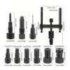 1set Adjustable Practical Bearing Puller Motorcycle Bearing Removal Tool Puller with Box Motorcycle Internal Bearing Puller Kit