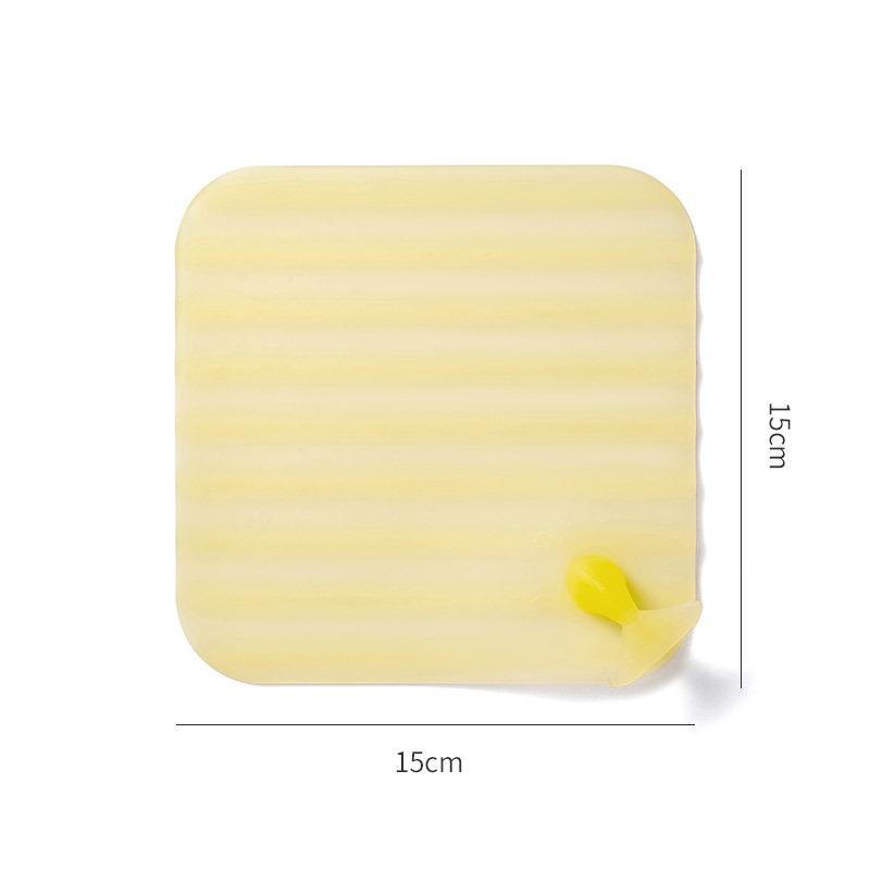 

Silicone Pad for Floor Drain Odor Prevention, Toilet Odor Removal, Sealing Cover for Sealing The Bathroom Opening жёлтый