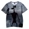 Kids Horror Siren Head 3D Printed T Shirt Toddler Cartoon T-Shirt Boys Girls Teens Anime Tee Tops Summer Children Clothes