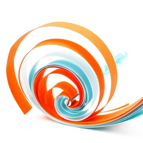 JUYA Quilling Hole Punching Tool with Stainless Steel Head (3-Piece Set, Blue)