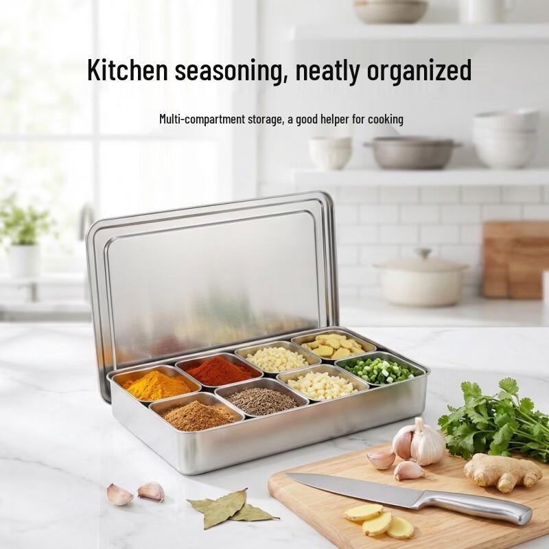 Danle Commercial Stainless Steel Seasoning Box
