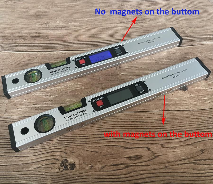 Digital Protractor Angle Finder Inclinometer Electronic Level 360 Degree With/without Magnets Level Angle Slope Test Ruler 400mm