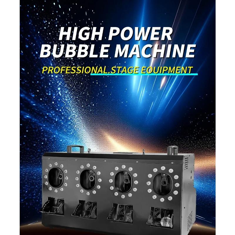 DMX512 Control LED Smoke Bubble Machine - EU 3000W 4/2 Holes for Professional Stage Wedding Effects