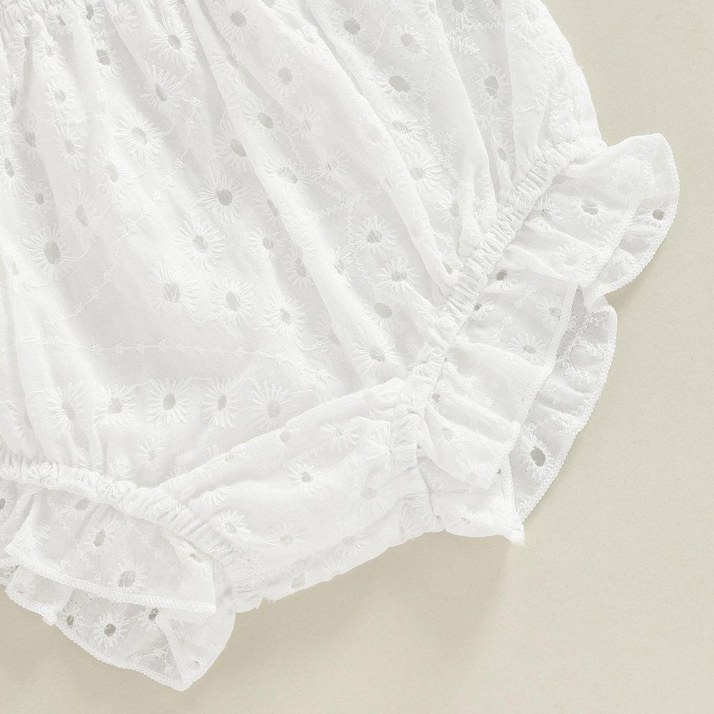 Toddler Baby Girls Clothes Set Solid Color Cutout Round Neck Long Sleeve T-shirt Tops and Elastic Casual Ruffle Shorts