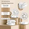 Rechargeable High-Speed Handheld Fan with Digital Display
