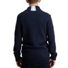 Polo Ralph Lauren Sweater FW24 Solid Color Logo Embroidered Half High Neck Zipper Long Sleeve Knit Kids sweaters Deep-Blue CWPOSWEY6820537-410