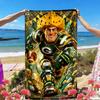 NFL Print Beach Towel, Versatile Lightweight Absorbent Beach Towel for Pool Surf Yoga Bathroom, Perfect Birthday Holiday Gift