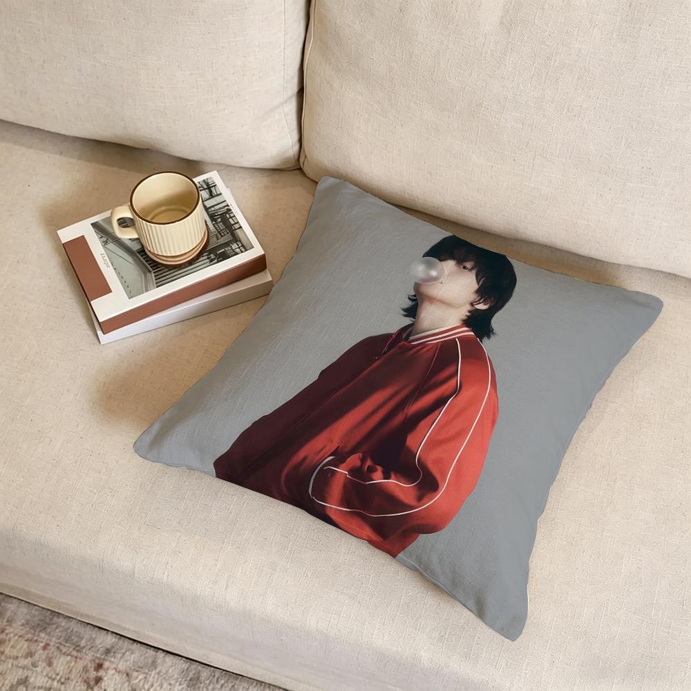 J-Ji Chang-Wook Cushion Cover Fabric Soft Furnishing,Pillowcase, Cushion Cover, Sofa Pillow, Home Decoration