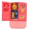 Simulation Intelligent Refrigerator Double Door Kitchen Toys Set Children Play House ToyPink