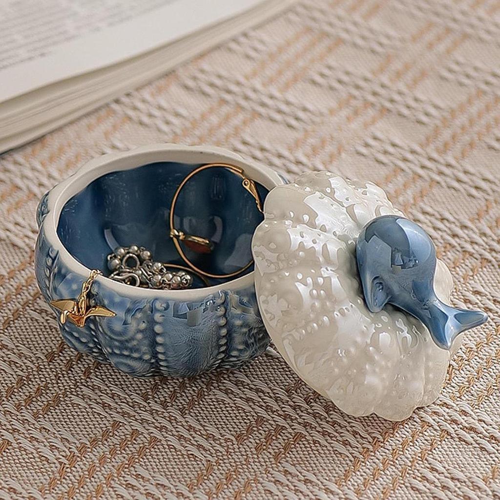 Jewelry Box Decorative Trinket Holder, Holder Case, Modern Ring Case Dressing Table for