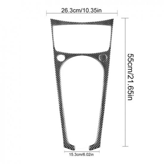 For BMW Z4 E85 2003-2008 Carbon Fiber Interior Transmission Console Cover Trim