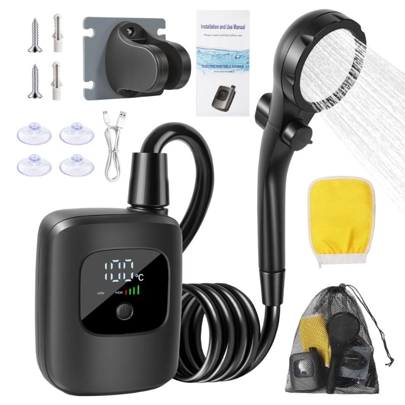 Convenient Outdoor Shower System With Generous Water Storage For Camping And Hiking 1