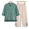 Hodo Women's Chinese Style Summer Two-Piece Outfit