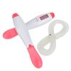 Adjustable Electronic Counter Jumprope Sport Equipment for Student School Usagepink