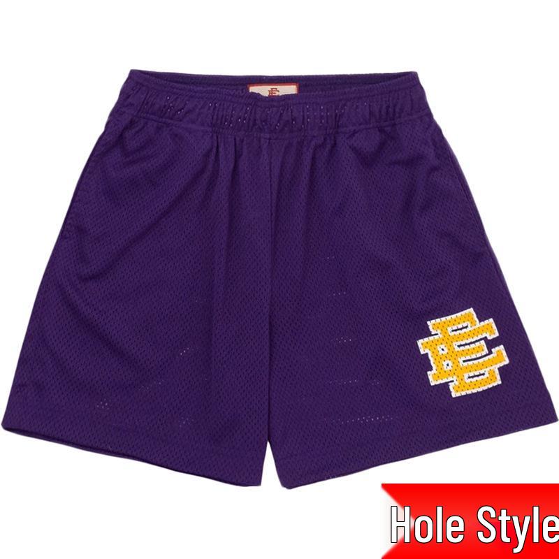 

EE Мужские фитнес-шорты для мышц - Дышащая сетка, Длина до колена, Европейский и американский стиль M