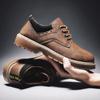 Męskie wiosenne buty brytyjskie buty robocze trend pojedyncze buty na co dzień trampki męskie skórzane buty męskie odkryte buty za kostkę,