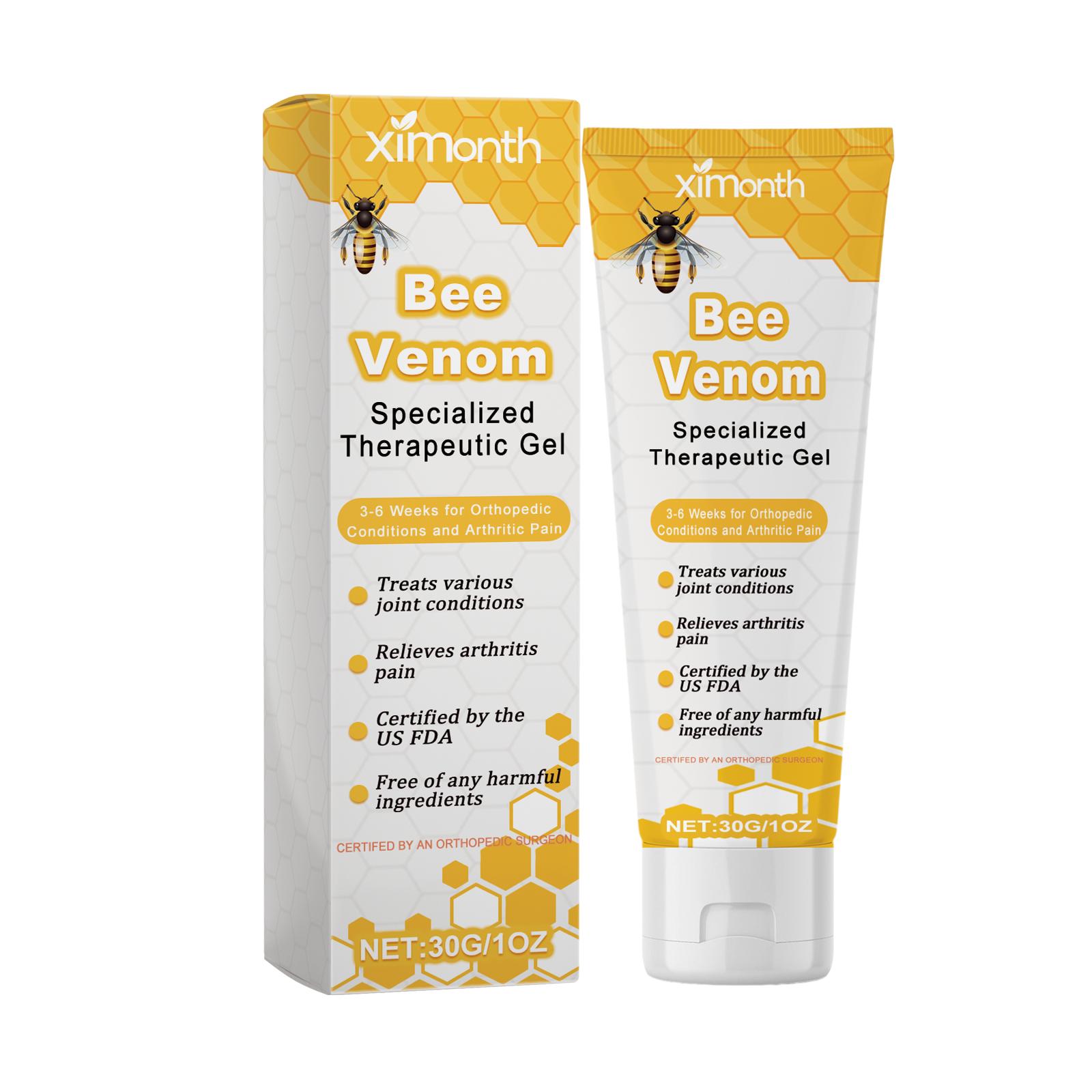 

Гель для восстановления суставов Ximonth Bee Venom облегчает боль в шее, плечах, запястьях и гель для ухода за суставами