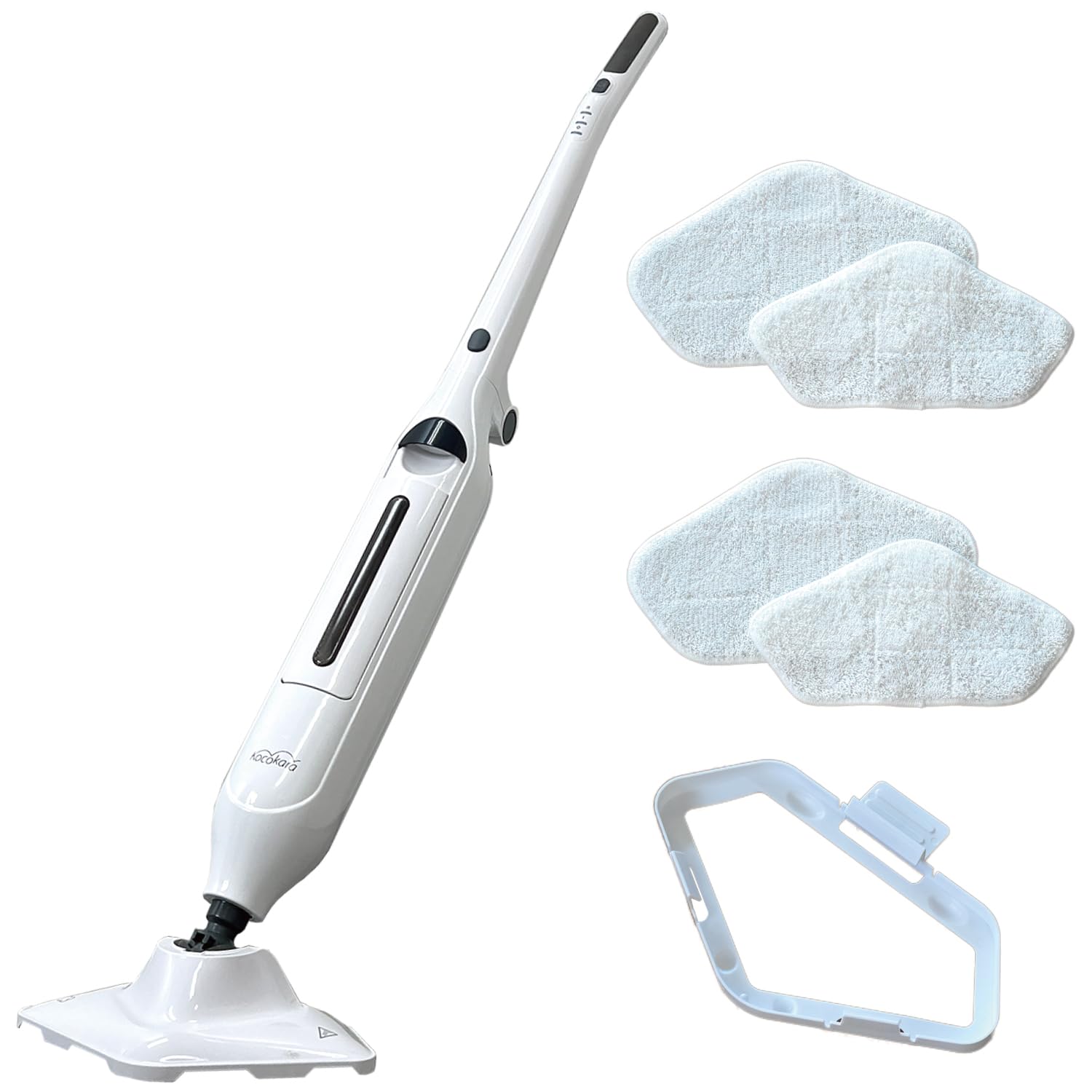 Kocokara Nettoyeur vapeur Balai vapeur Température interne maximale Balai vapeur haute température Réservoir super grande capacité 600 ml Pulvérisation continue pendant 30