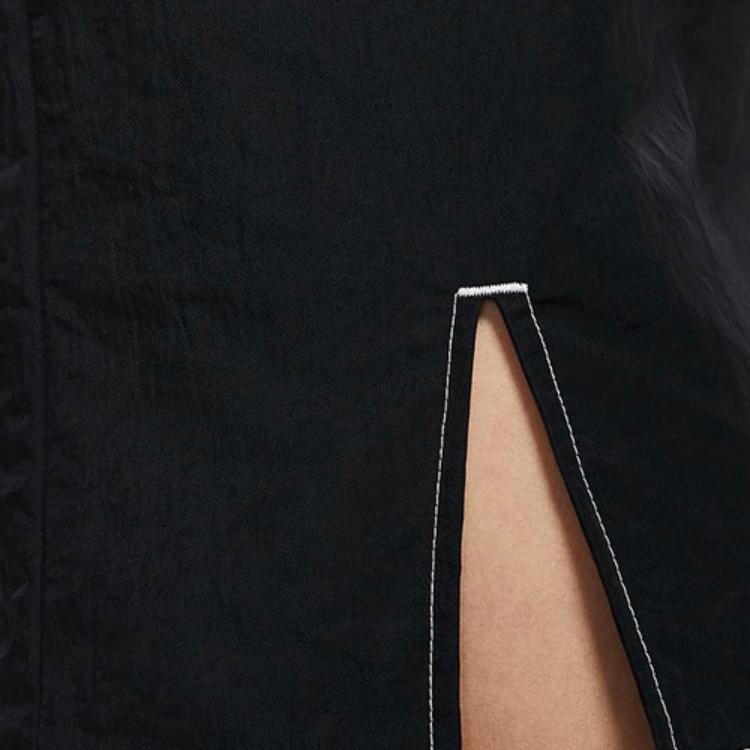 Nike Color-Block Contrast Stitching Sporty Casual Dress Women Dress Black DM6743-010