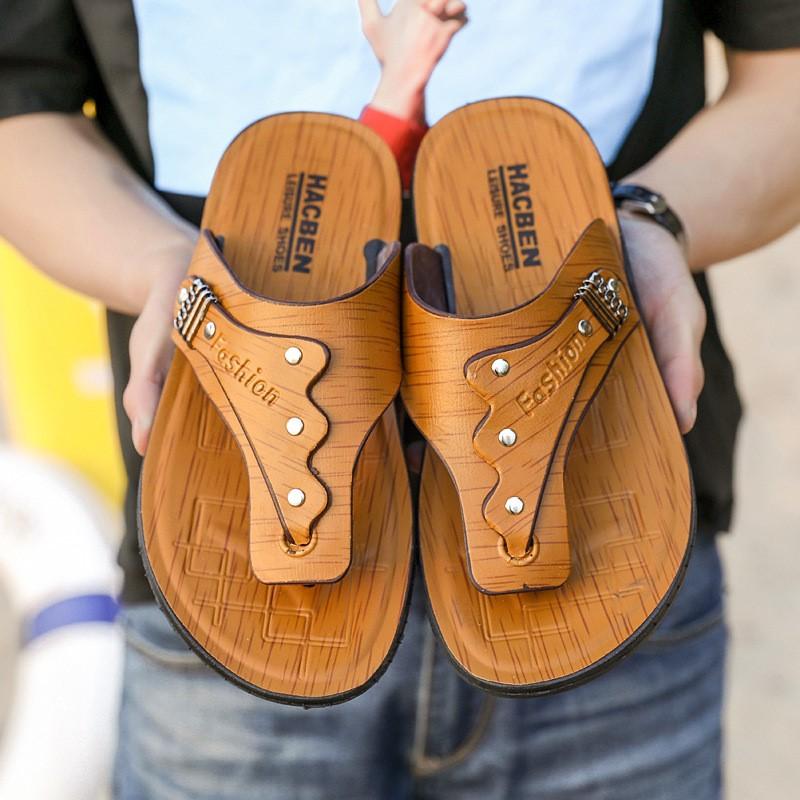 Slippers men summer stock fashion outdoor leisure style home stall sandals men's sandals shoes M411