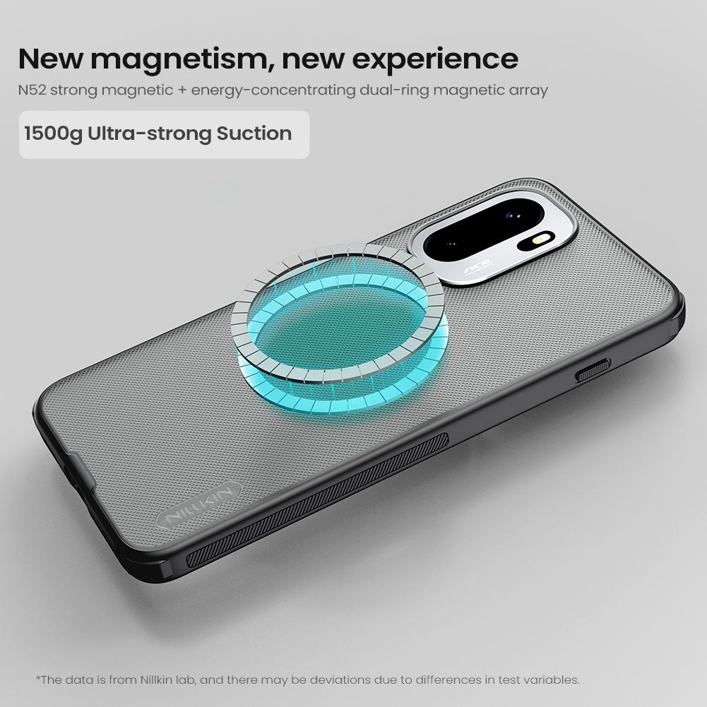 Für OnePlus Ace 6 Handyhülle Nillkin Super Frosted Shield Pro Magnetische Harte PC+TPU Schale Stoßfeste Rückseite