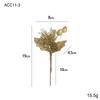 Elegant Gold Glittered Berries Stem Artificial Practical Christmas Berry Branches DIY Fake Plant Holiday Picks