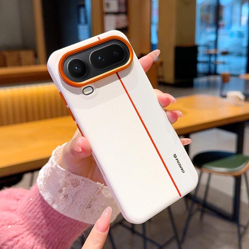 

For Honor Magic 8 Pro Air Case PU Leather Colored Splicing Ultra-thin Protective Cover for HONOR Magic8 Pro Air Honor Magic8 Pro Air