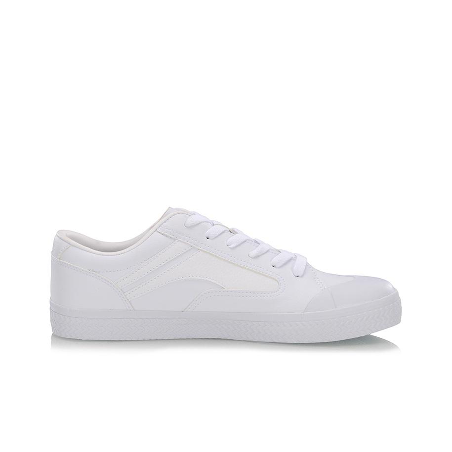 Li Ning We I Wear Resistant Lightweight Low Top Skate Shoes Men Sneakers White AGCP163-2