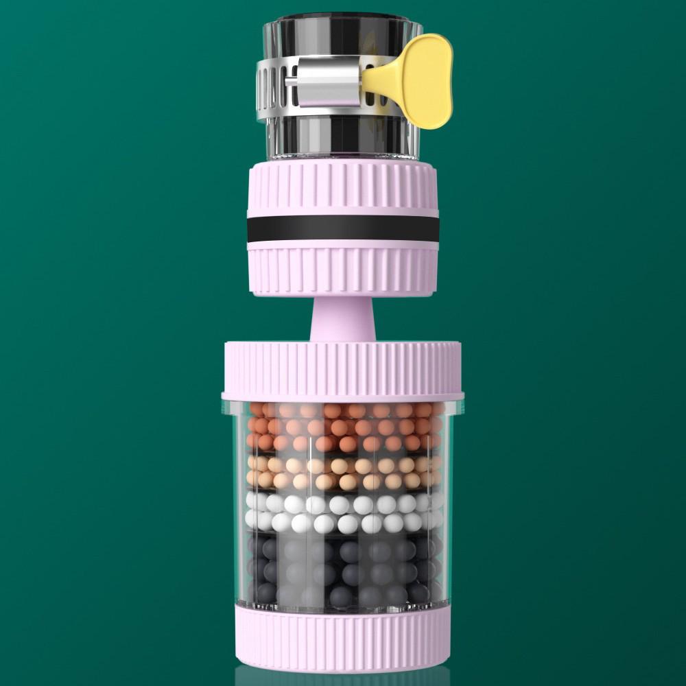 360° Rotating Anti-Splash Faucet Filter & Detachable Shower Head