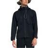 FILA Fitness Hiking Waterproof, Windproof, Breathable, And Thermal Windbreaker Jacket Men's Jet Black A51M511701F-BK
