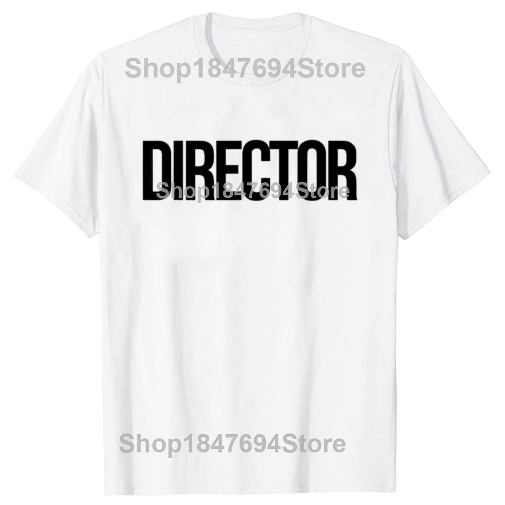 Funny Vintage Director Filmmaker Film Crew Graphic T-shirt Men Women Hip Hop Oversized T Shirt 100% Cotton Comfort T-shirts