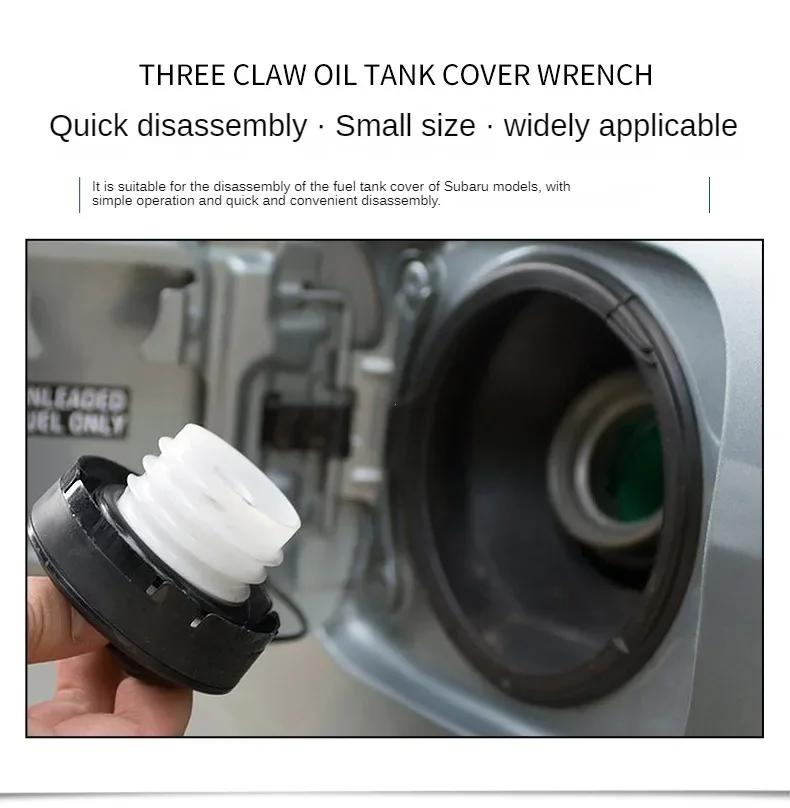 Aliaj 3-fălci Reglabil Capac Rezervor Pompă Benzină Combustibil Auto Demontor Cheie Instrument Reparație Rezervor Pompă Combustibil Auto Unelte Demontare