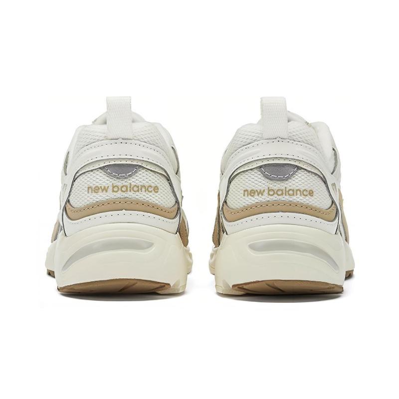 New Balance 878 Kids Off White Low Top Running Shoes Mesh Breathable Shock Absorbent Wear Resistant PV878SM1