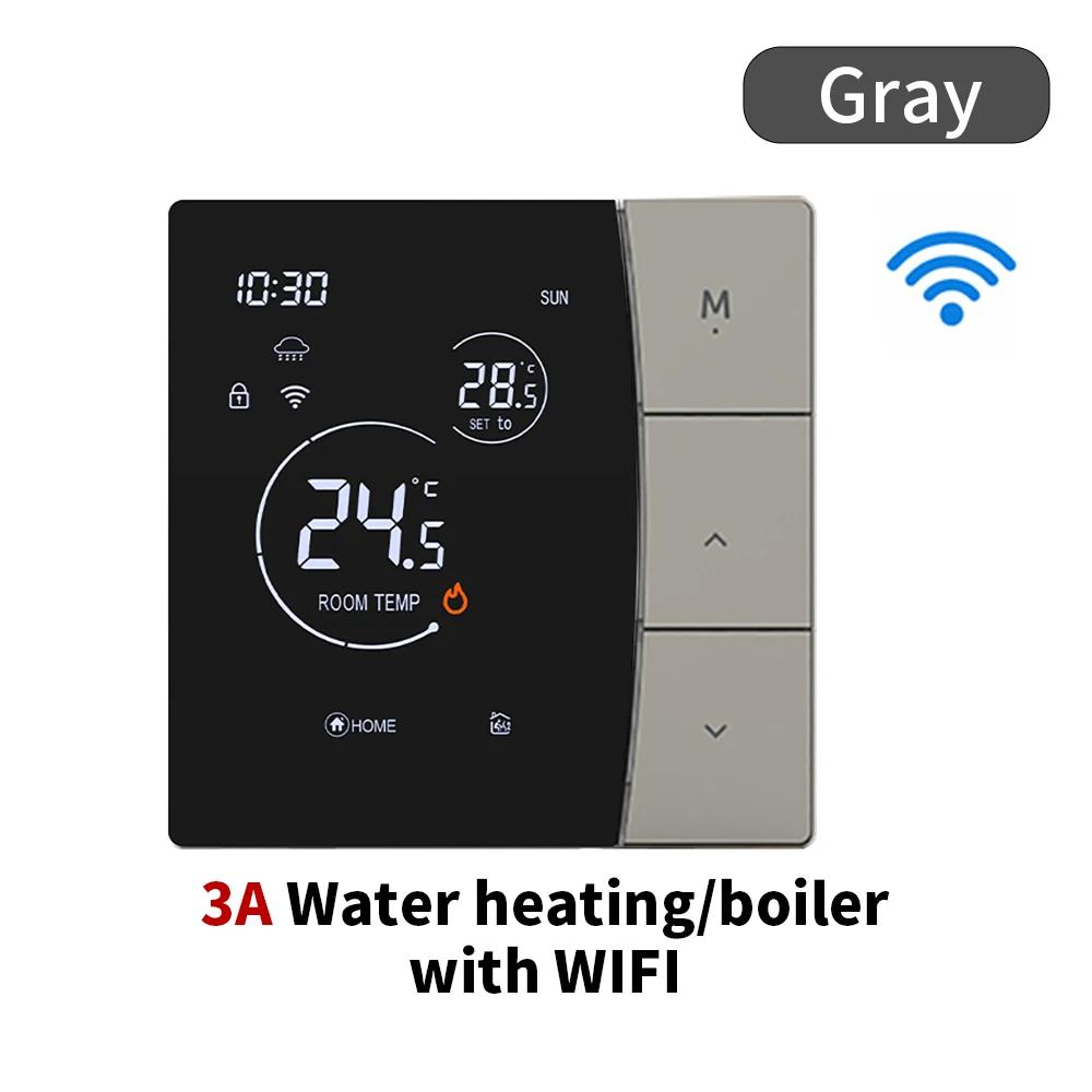 Intelligent WiFi Digital Temperature Controller Thermostat Controller Water Floor Heating Child Lock Battery Home Controller