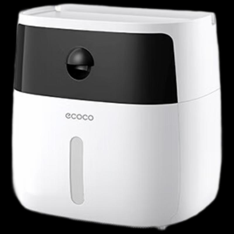 Ecococo No-Drill Waterproof Double Layer Tissue Box