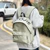 Trendy brand niche design backpack for men and women, lightweight weight weight reduction schoolbag, female college student travel small iPad backpack