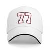 White Red Lucky Number  Sport Baseball Caps For Women Unisex Unisex FeUnisex Beach Sunscreen Hat Hip Hop Trucker Cap