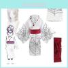 Traje Cosplay Rui de Demon Slayer Kimetsu No Yaiba com Elastano Para Eventos de Cosplay de Halloween