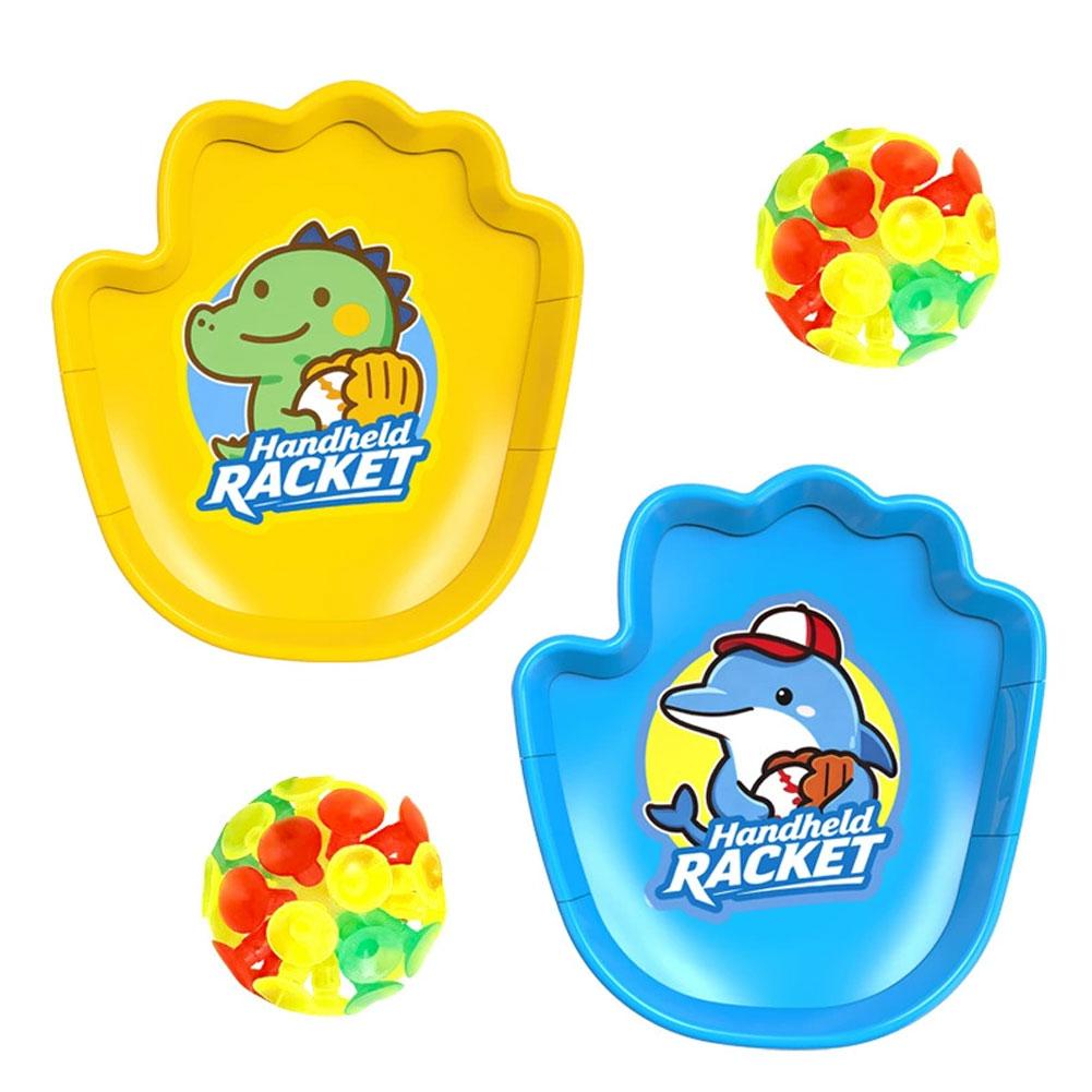Light Up Sticky Ball Toss and Catch Game Suction Cup Target Balls Parent Child Interaction Outdoor Beach Yard Playground Sports Toys