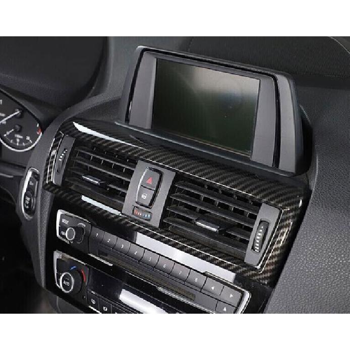 For BMW F20 F21 F22 F23 Carbon Fiber Style Middle Console Air Outlet Vent Trim