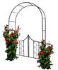 Metal Garden Pergola Arch for Flowers Roses Climbers Support Gate