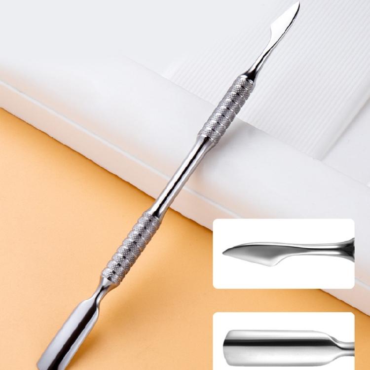 Cuticle Pusher Stainless Steel Nail Polishs Remover Metal Spatula Cuticle Pusher